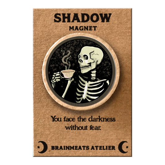 Shadow Magnet - Skeleton Sipping Tea