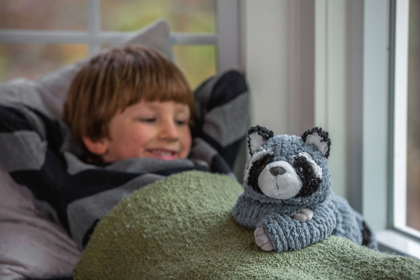 Cozy Toes Raccoon - Plushie
