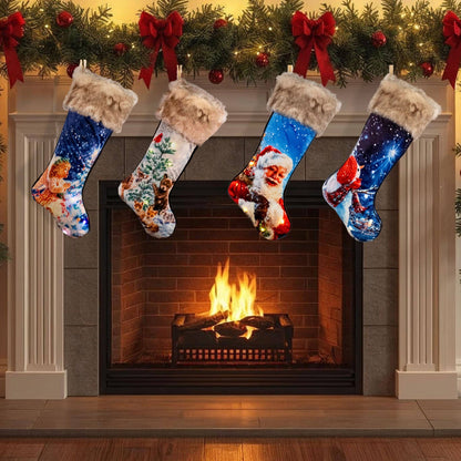 Woodland Animals LED Light Up Stocking