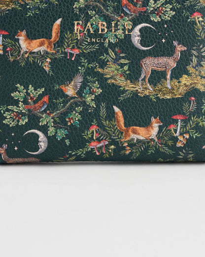 Into the Woods Green Small Wallet