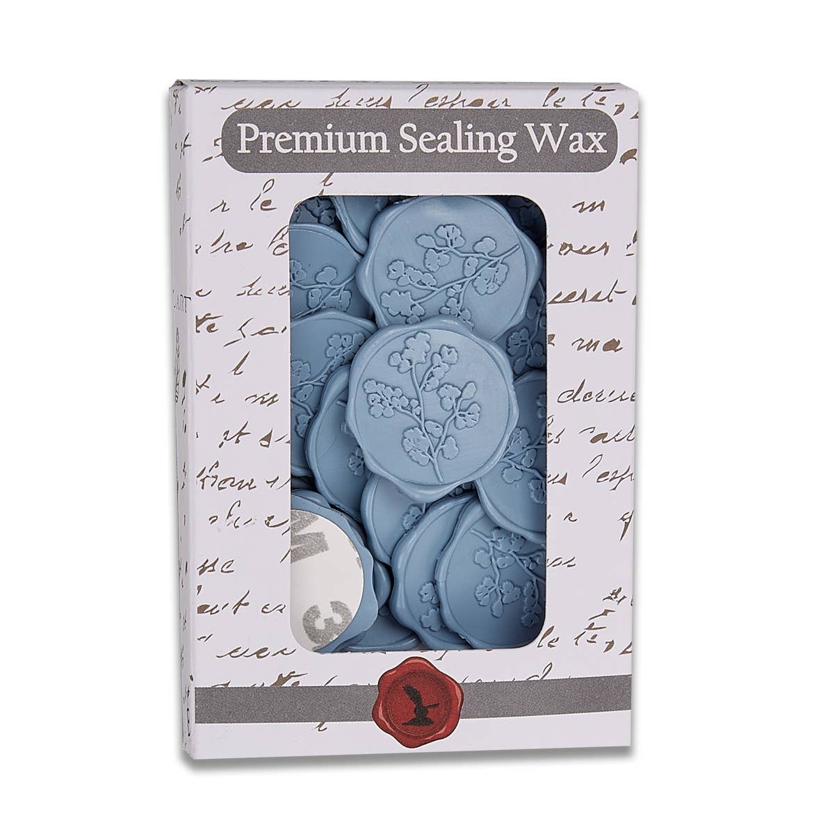 Maidenhair Adhesive Wax Seal Stickers 1 1/4" - 25 Pk