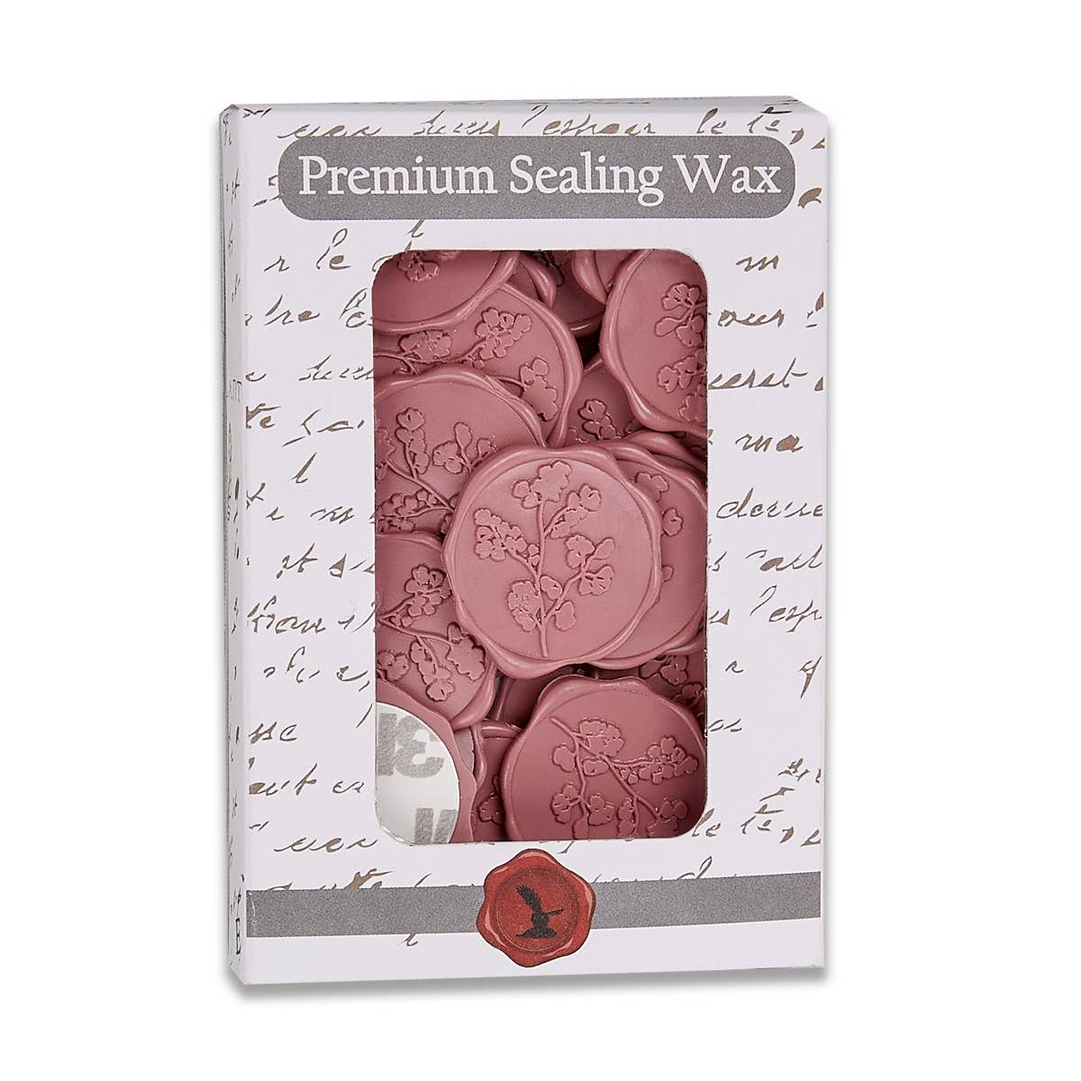 Maidenhair Adhesive Wax Seal Stickers 1 1/4" - 25 Pk