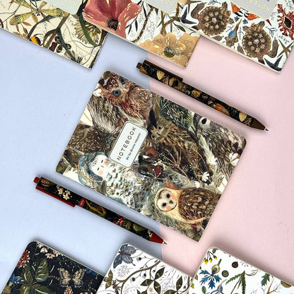 Owl Notebook (A6 Passport Notebook)