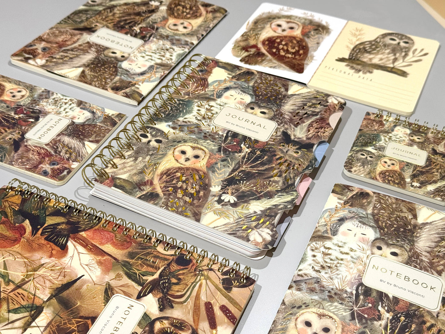 Owl Notebook (A6 Passport Notebook)