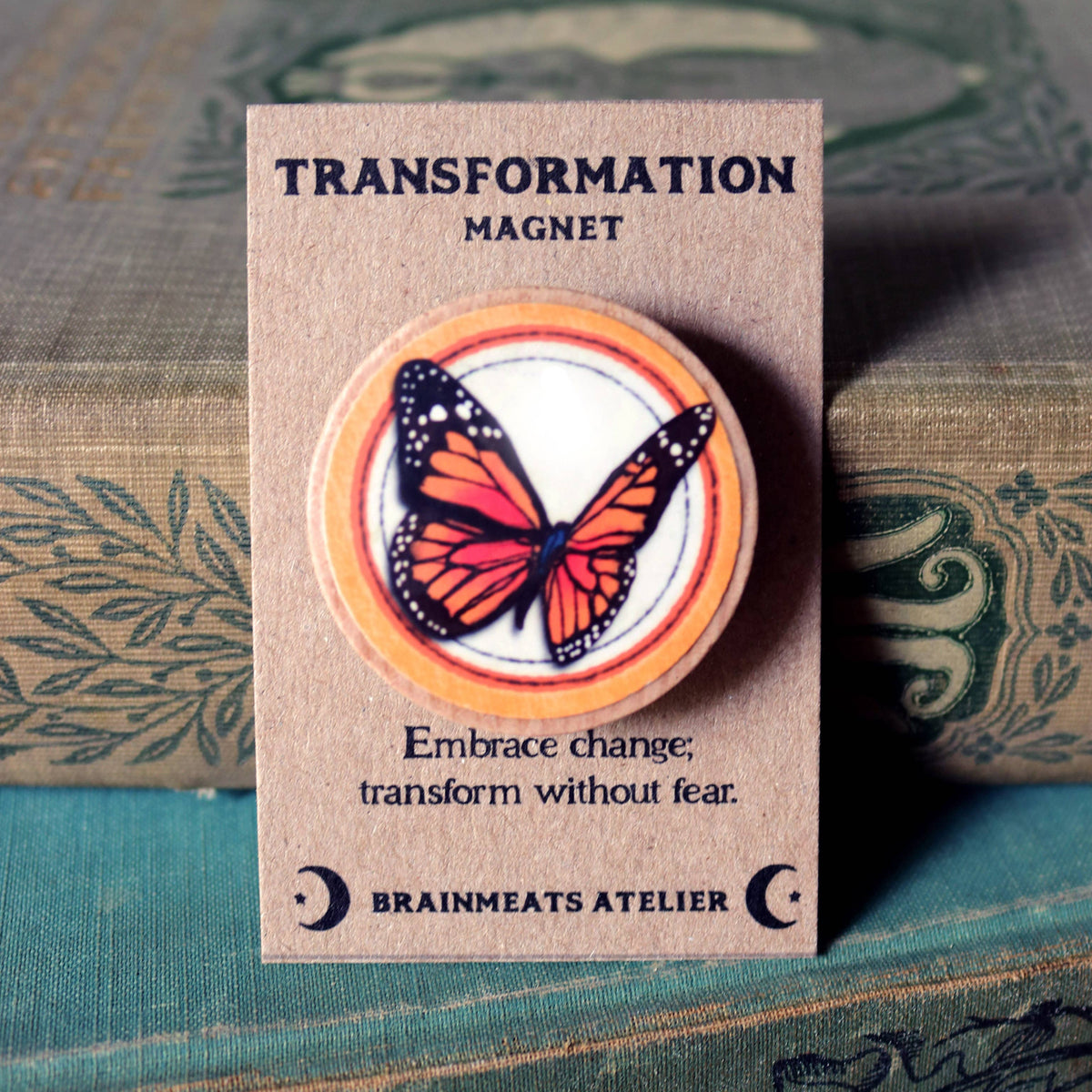 Transformation Magnet – Monarch Butterfly Token for Growth