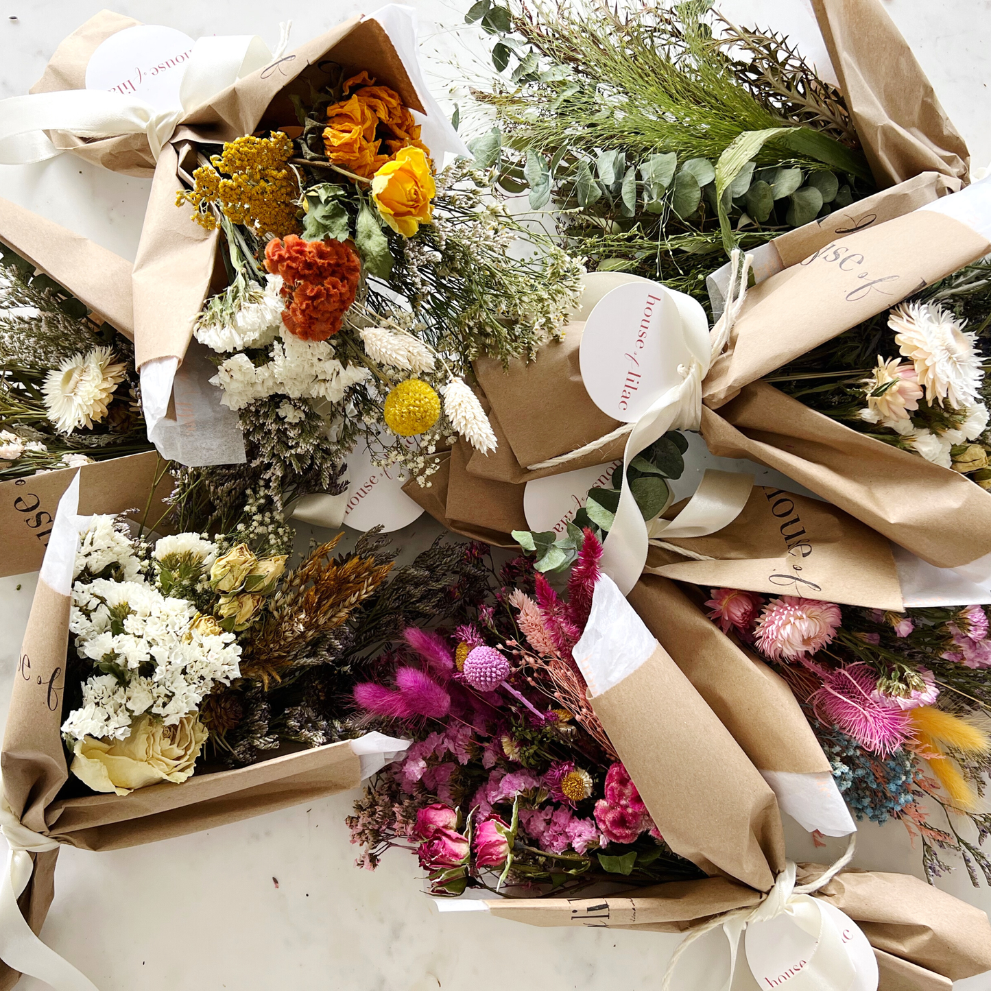 Chic Dried Flower Bouquet