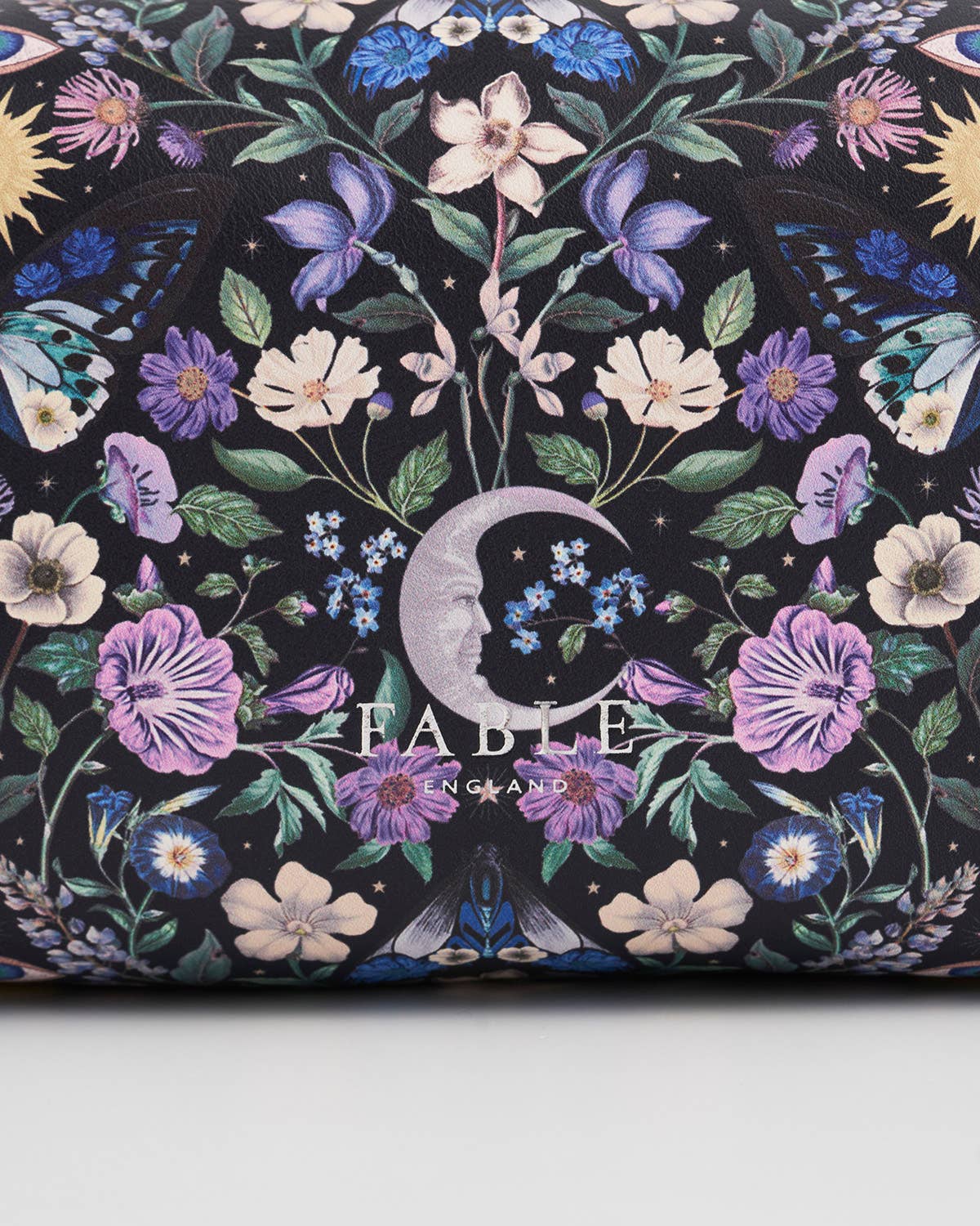 Selene Print Cosmetic Pouch in Navy