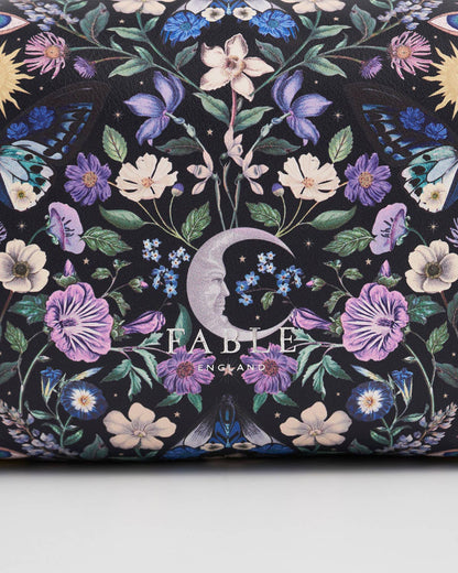 Selene Print Cosmetic Pouch in Navy