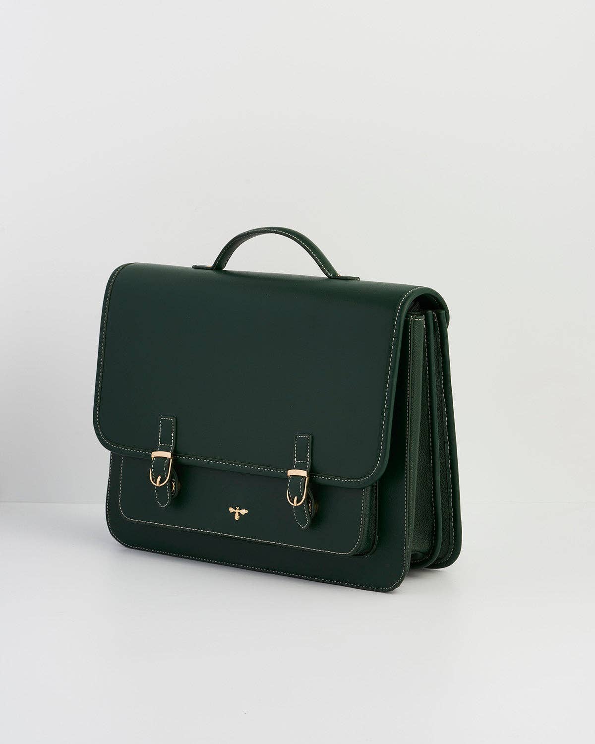 Into the Woods Green Large Satchel Backpack