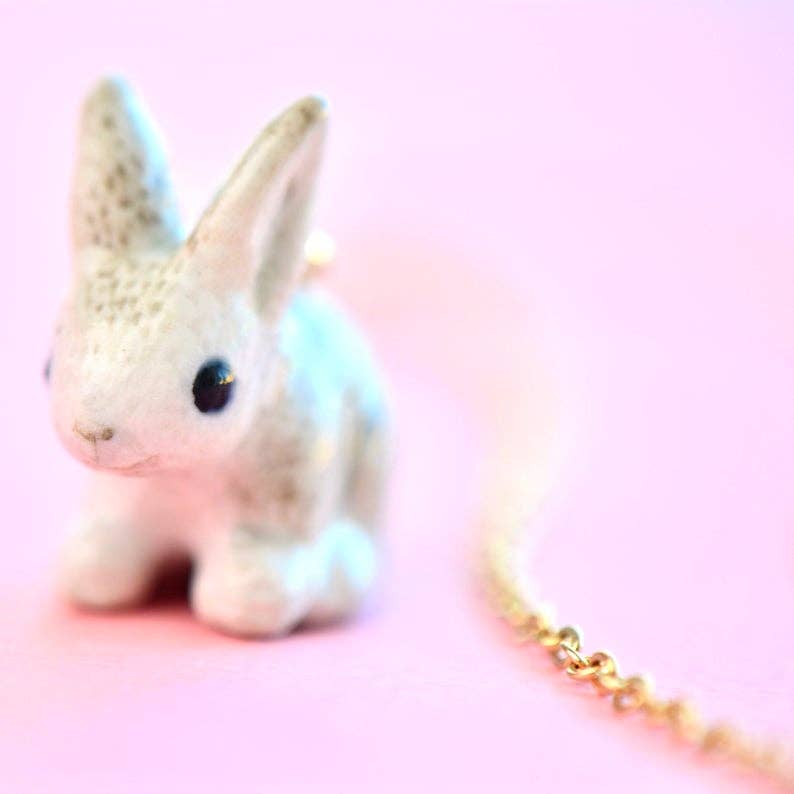 "Goldentail" Rabbit Necklace