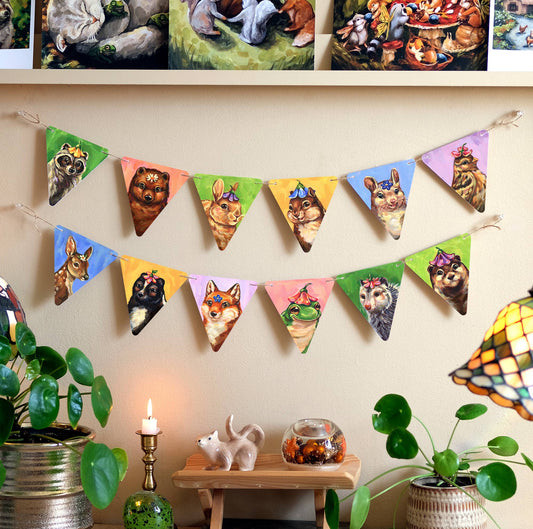 Animals Paper Garlands | DIY Craft Kit | Birthday Bunting