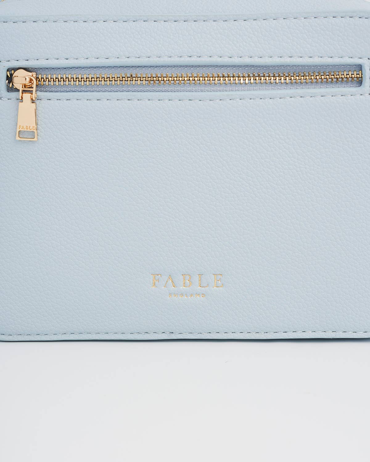Strawberry & Fawn Blue Embroidered Camera Bag