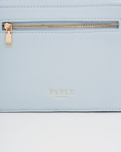 Strawberry & Fawn Blue Embroidered Camera Bag