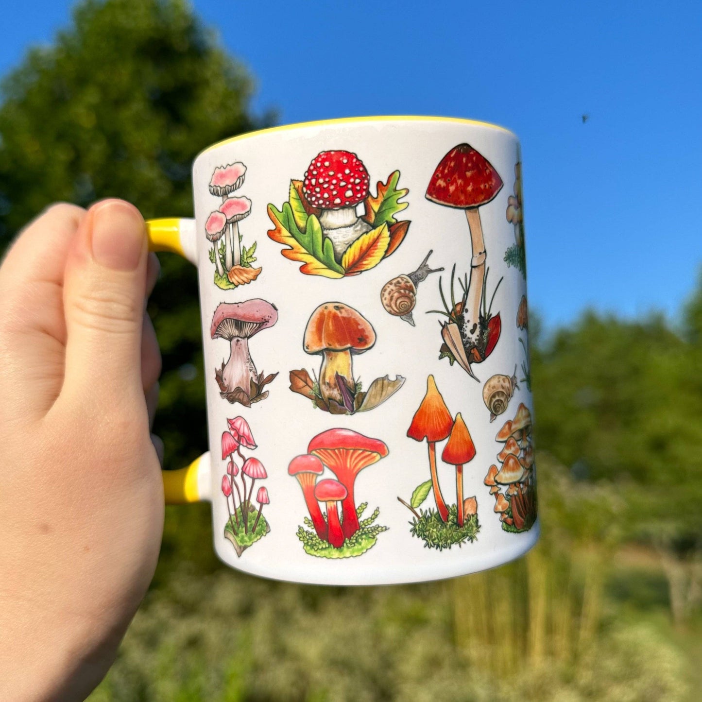 Rainbow Mushroom Pride Mug