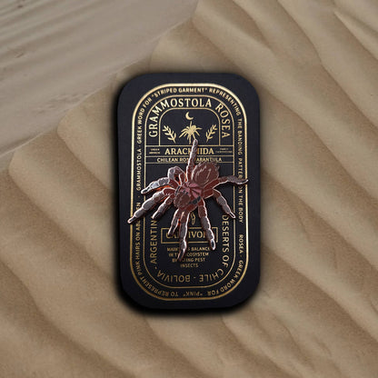 Chilean Rose Tarantula Educational Insect Enamel Pin