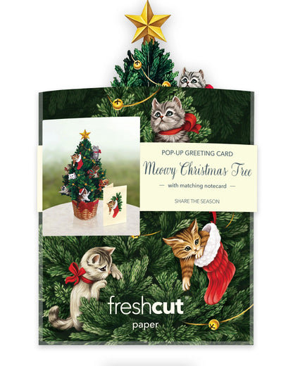 Mini Meowy Christmas Pop-Up Card