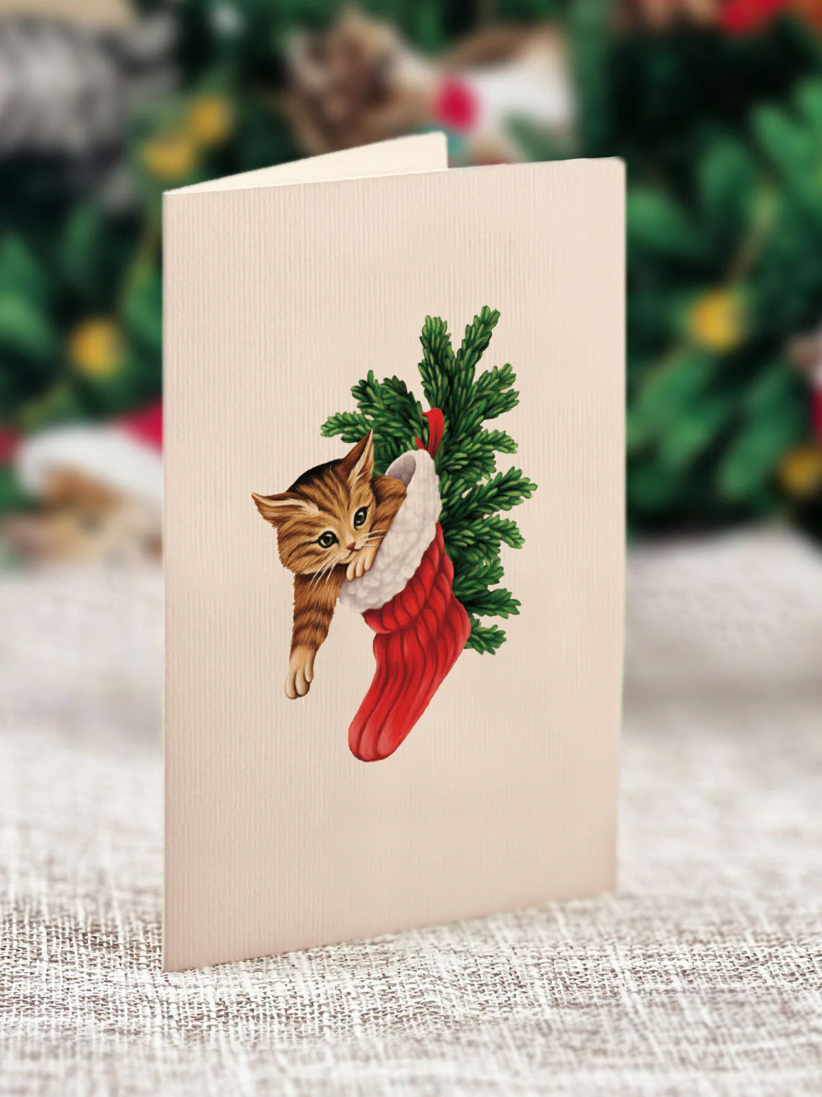 Mini Meowy Christmas Pop-Up Card