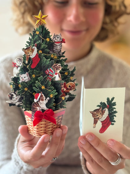 Mini Meowy Christmas Pop-Up Card