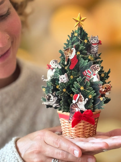 Mini Meowy Christmas Pop-Up Card