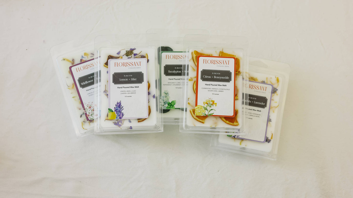 Citrus + Honeysuckle Handcrafted Wax Melt