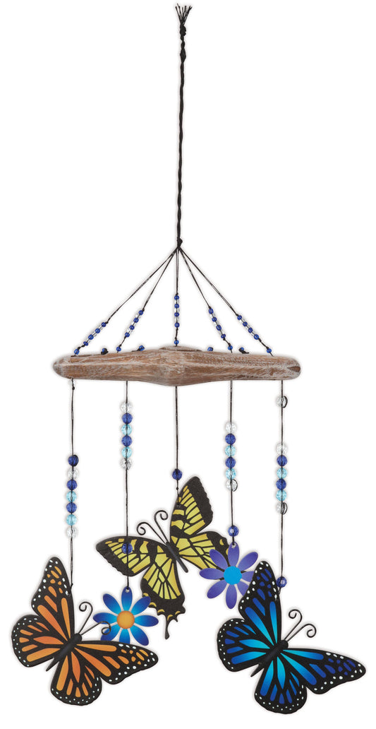 Painted Gardens Butterfly Whimsy Chime