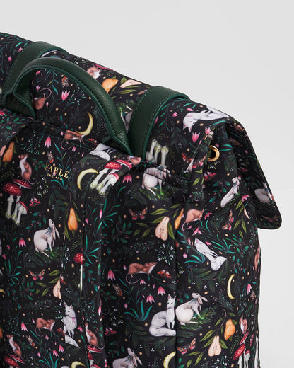 Flora Niva Print Backpack in Green