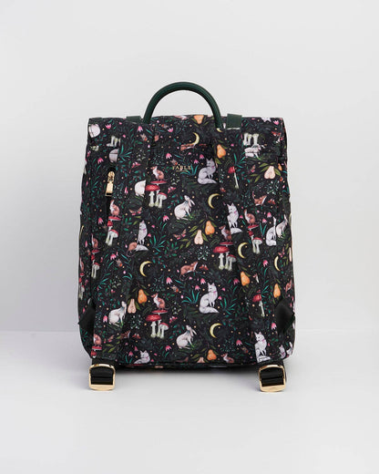 Flora Niva Print Backpack in Green