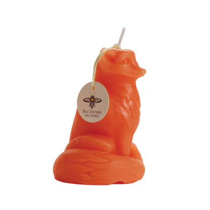 Fox Candle – 100% Pure Beeswax – Hand-Sculpted