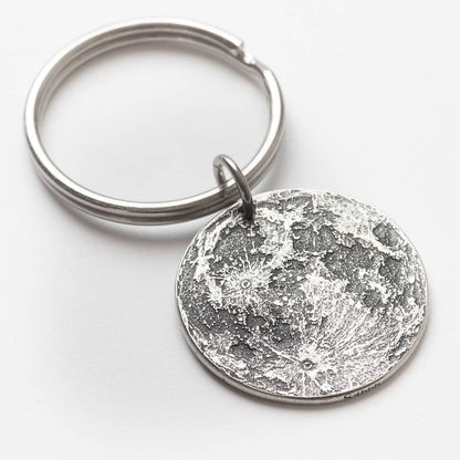 Full Moon Silver Necklace