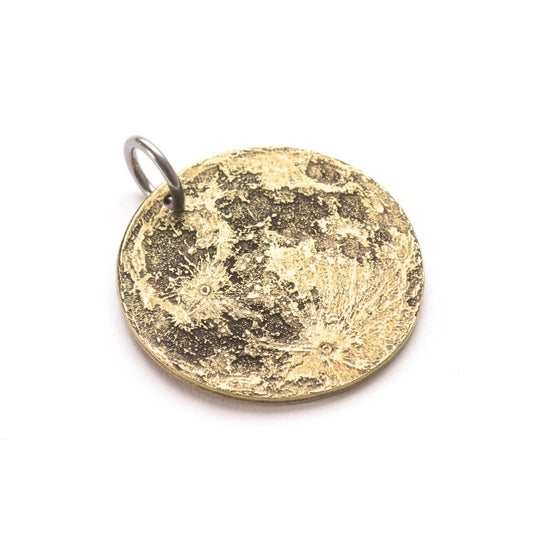 Harvest Moon Brass Necklace