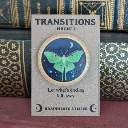 Transitions Magnet – Luna Moth Token for Renewal