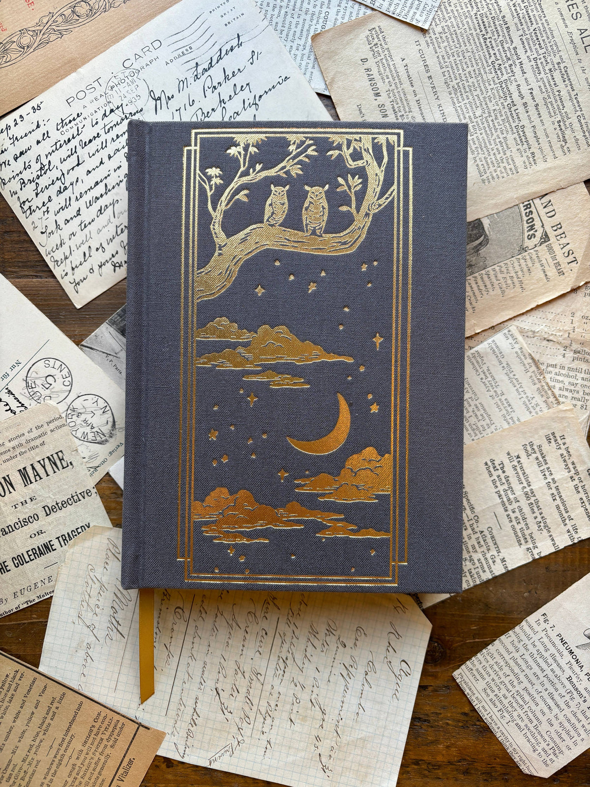 The Oracle - B6 Black Paper Notebook / Journal (150 gsm) - Whimsical Notebook