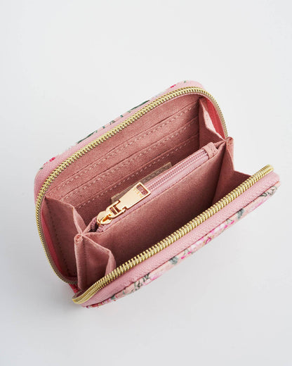 Floral Heart Pink Wallet