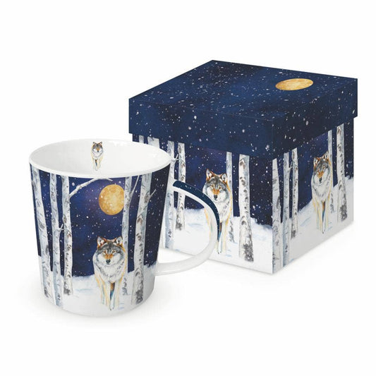 Mug in Gift Box - Winter Wolf