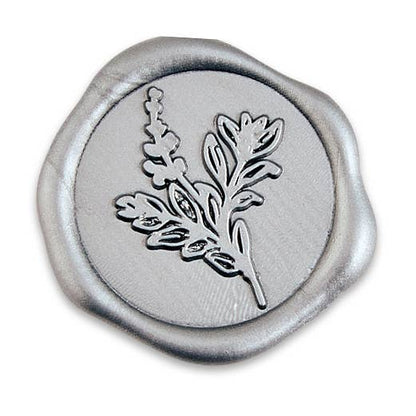 Botanical Adhesive Wax Seal Stickers 1 1/4" - 25 Pk