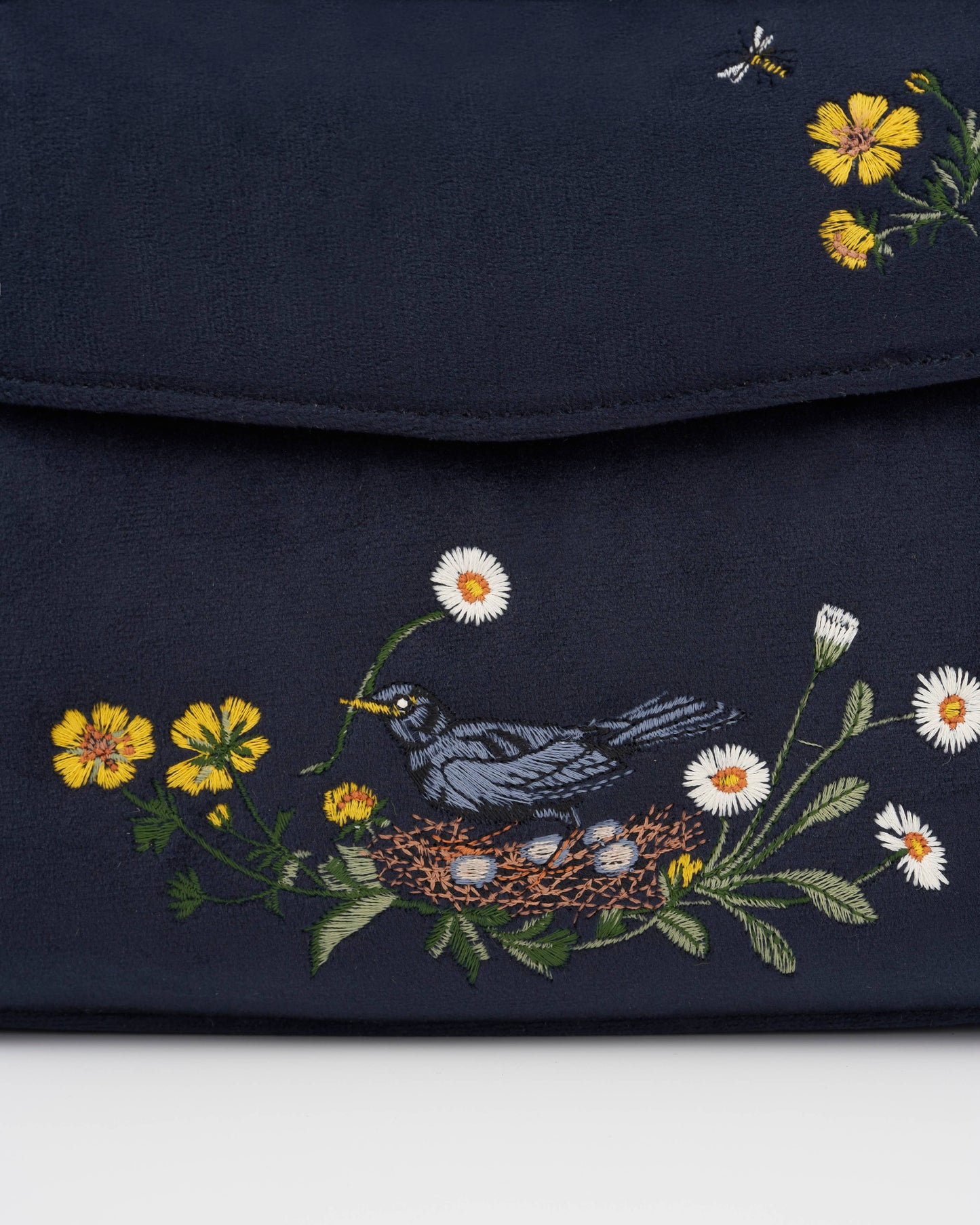 FABLE Blackbird Mini Velvet Tote