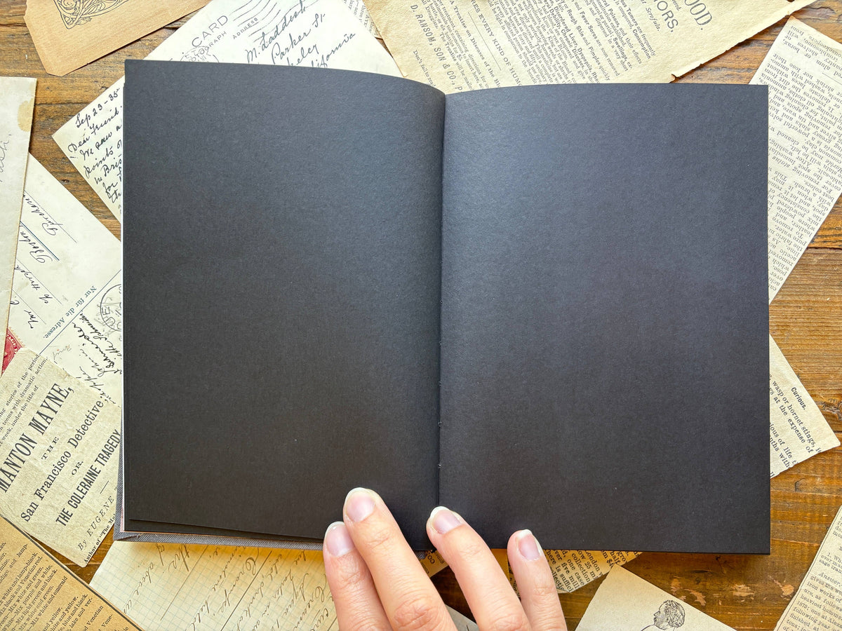 The Oracle - B6 Black Paper Notebook / Journal (150 gsm) - Whimsical Notebook