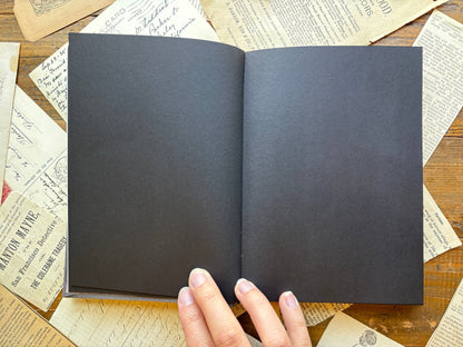 The Oracle - B6 Black Paper Notebook / Journal (150 gsm) - Whimsical Notebook