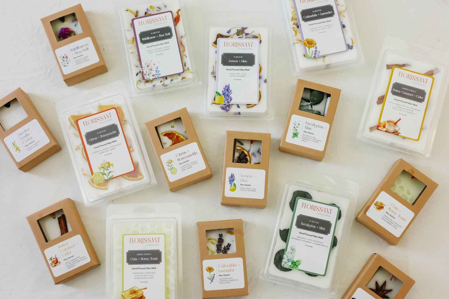 Wildflowers + Sea Salt Handcrafted Wax Melts