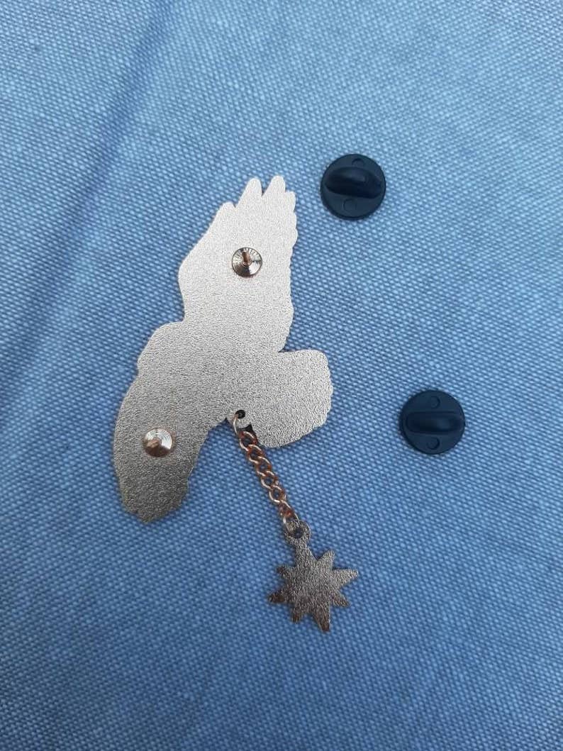 Star Carrier Crow Hard Enamel Pin
