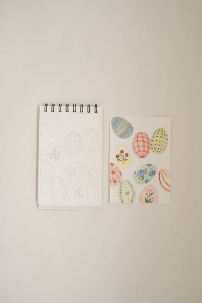 A Little Bit of Spring - Mini Watercoloring Book