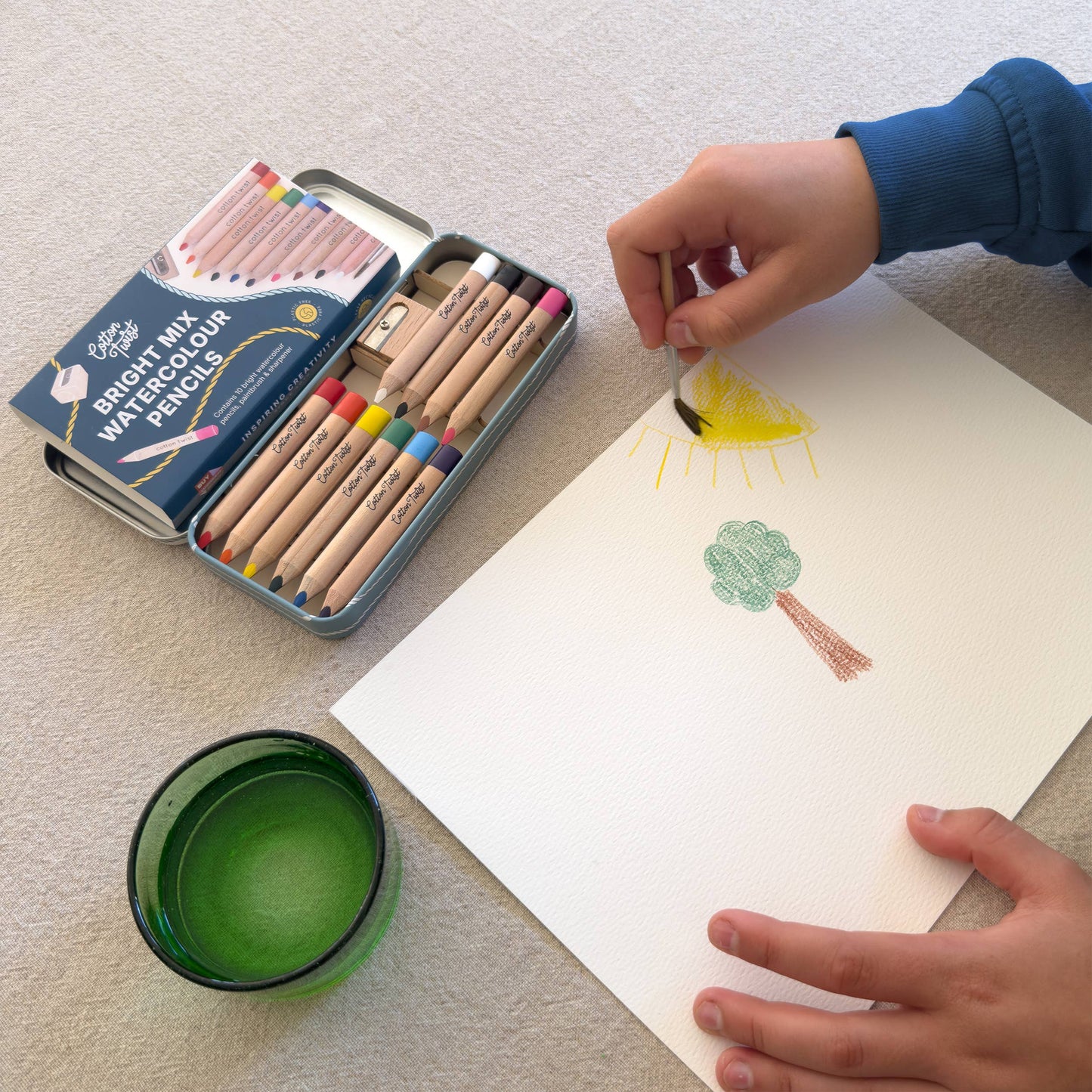 Bright Mix Watercolour Pencils Set