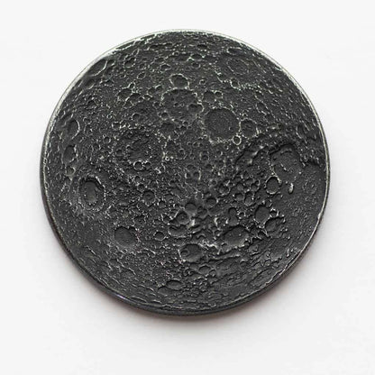 Black Iron Large Super New Moon Coin - 1.5