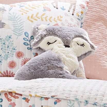 Fancy Forest Fox Shaped Pillow