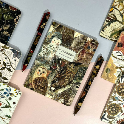 Owl Notebook (A6 Passport Notebook)