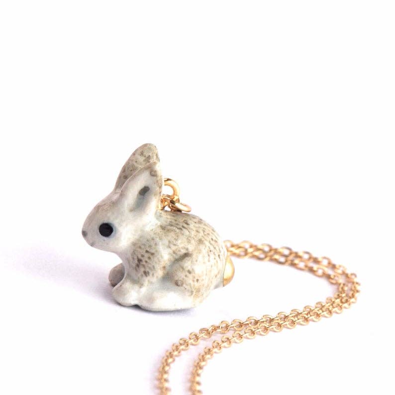 "Goldentail" Rabbit Necklace