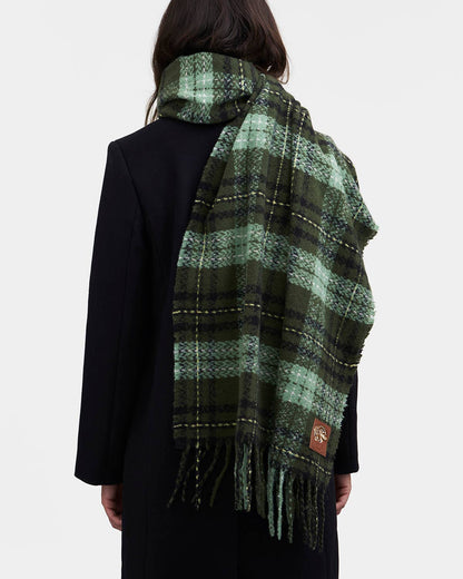 Cathy Green Boucle Scarf