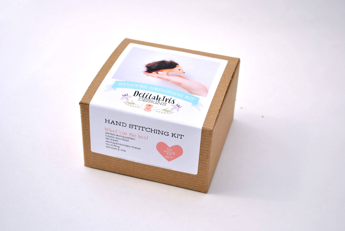 Hedgehog DIY Stuffed Animal Craft Sewing Kit