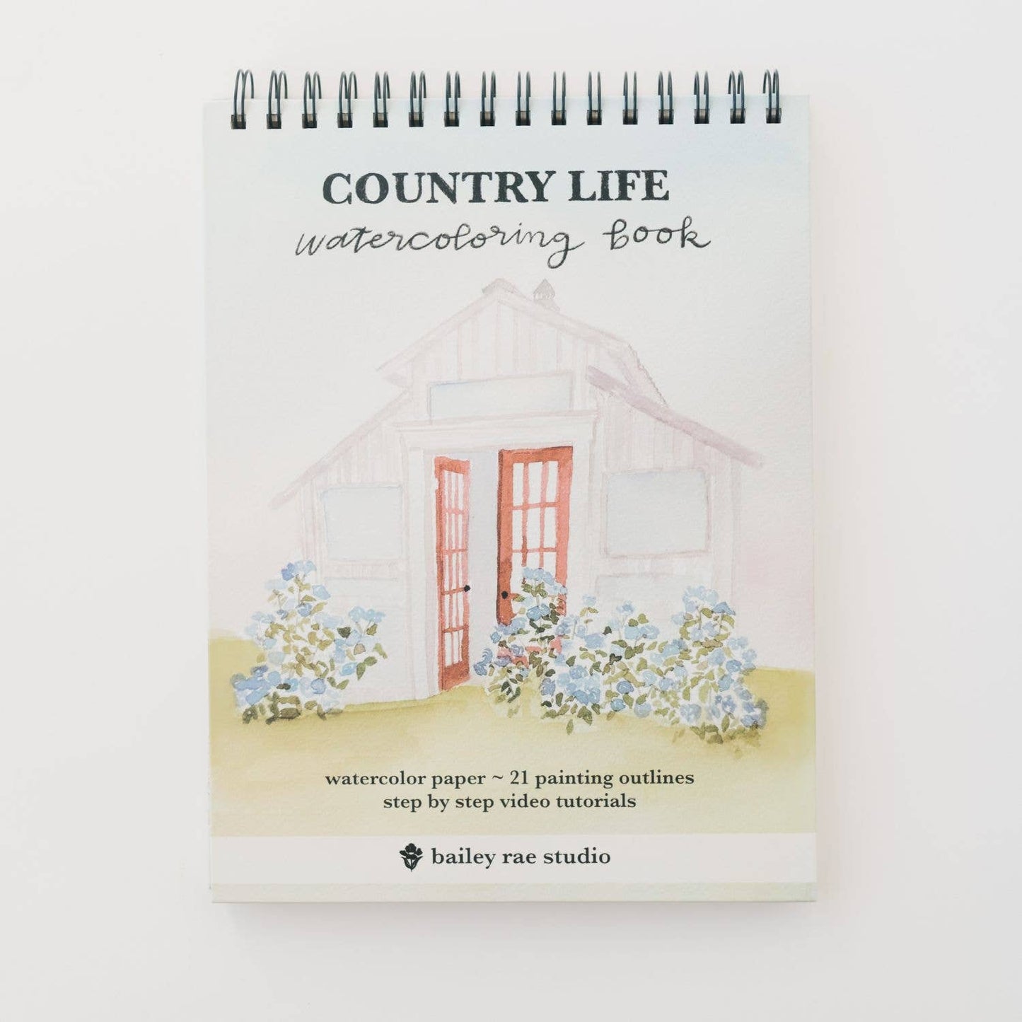Country Life Watercoloring Book
