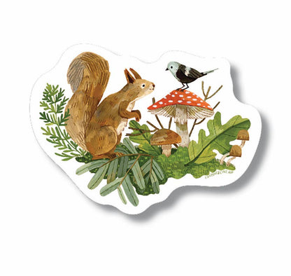 Forage Squirrel Sticker